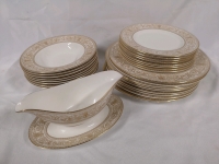 ROYAL DOULTON 8 Place Setting Dishes - Sovereign