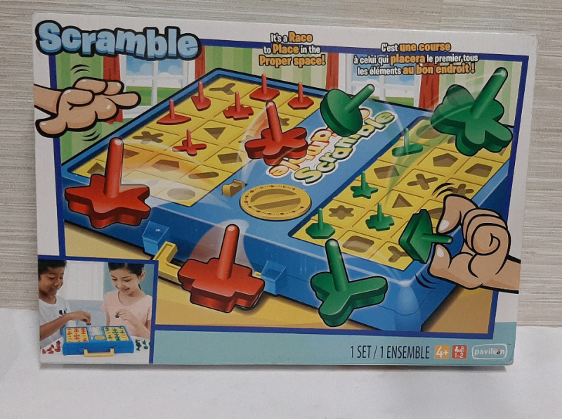 New Scramble Game Ages 4 and up