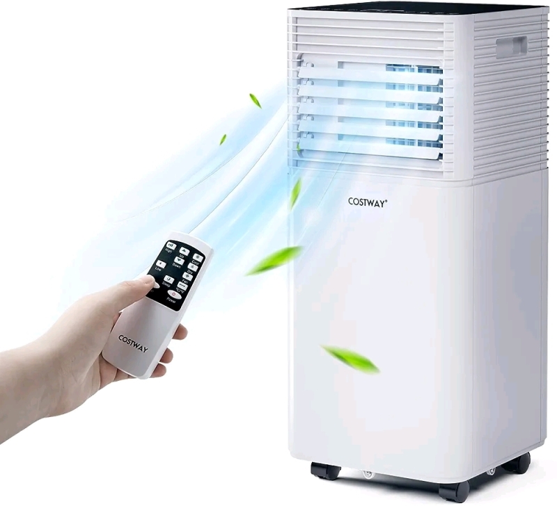 COSTWAY Portable Air Conditioner, 10000 BTU AC - ‎FP10111US-BK