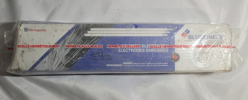 Blue Shield 1/8"×14" Welding Rods , 130 Amp Opt. Mild Steel Electrodes - New