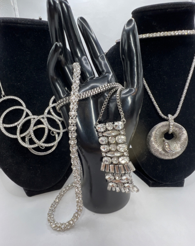 Art Deco Rhinestone Necklaces