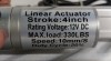 4 Inch Stroke Linear Actuator. - 2