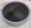 35" Diameter Lightweight Extra Large Fiberglass Bowl Planter , Grey - New - 2