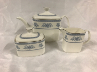 Royal Doulton Teapot Cream & Sugar Laureate