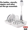 New, OXO Tot On-the-Go Drying Rack w/ Bottle Brush - 4