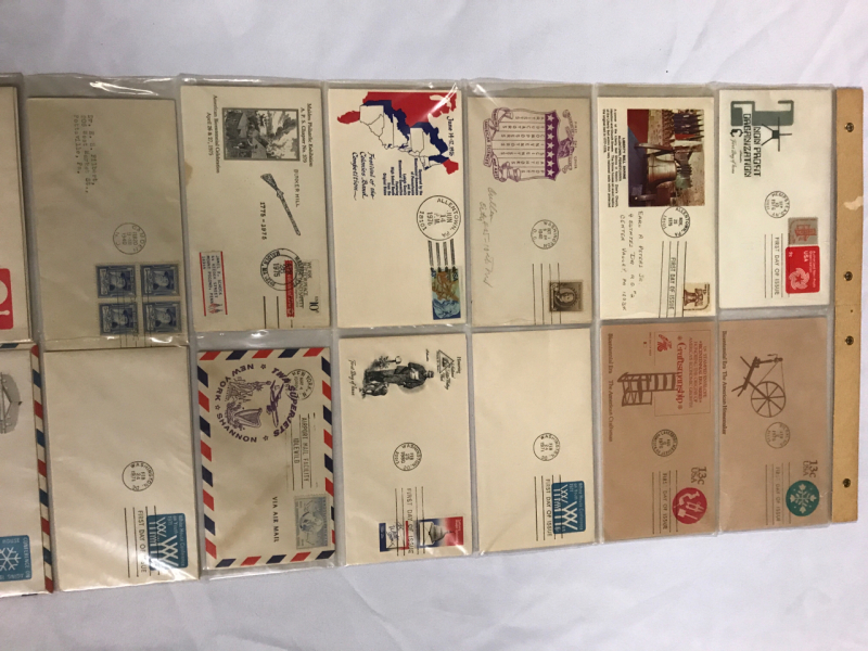 40 Vintage First Day Covers