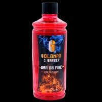 New Goldman and Barber Man on Fire Aftershave. 500 ml