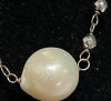 925 Sterling Stationed shimmering chain Modern Solitaire Pearl - 2