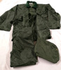 Men's medium Rain coat and Overalls with Case