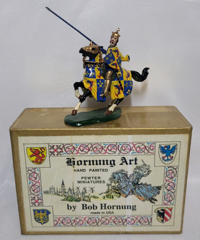 Hornung Art Britains ' Charles , Dauphin of France ' Toy Soldier Lead Miniature