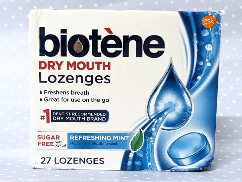 New BIOTENE Dry Mouth Lozenges: Refreshing Mint With Xylitol (27 Lozenges)