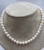 Elegant modern Fresh Fresh Water White Pearl Choker