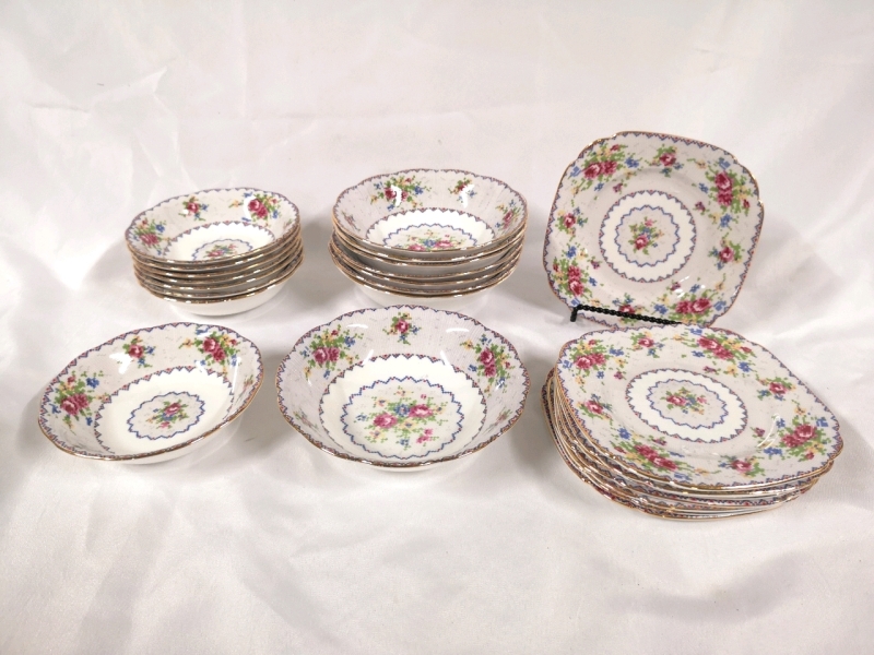 Beautiful Vintage Royal Albert Dishes - Petit Point Pattern