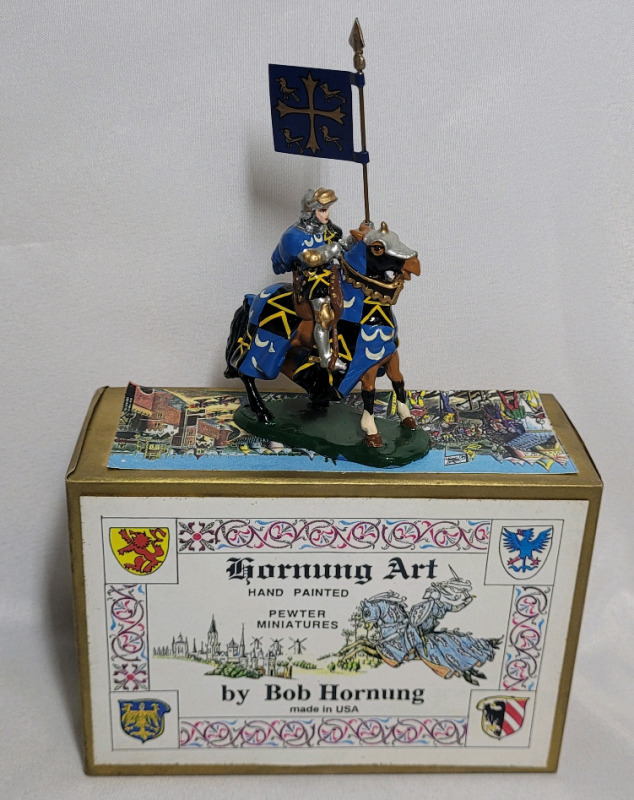 Hornung Art ' Sir Edmond De Thorpe ' Toy Soldier Lead Miniature