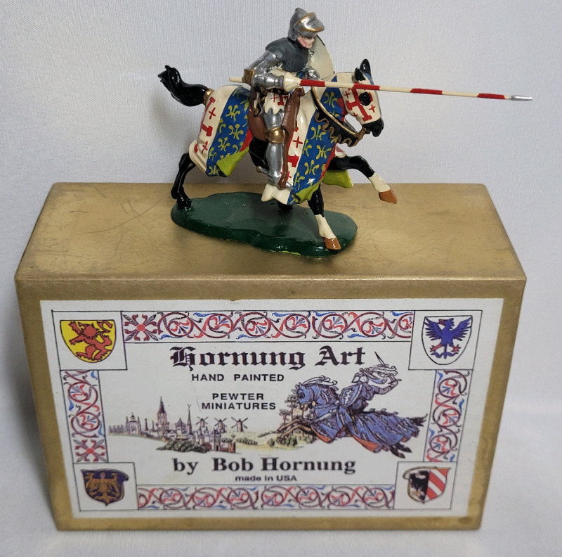 Hornung Art Britains ' Louis Duke of Anjou , King of Sicily ' Lead Miniature