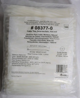 1000 New 8" White Cable Ties , New , Sealed Bag