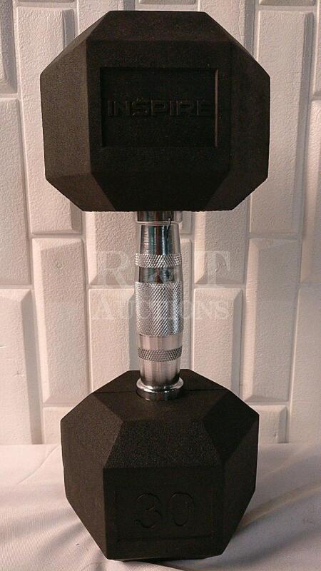 New Inspire 30lb Hex Dumbbell