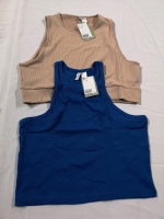 2 New H&M sz XXL Women's Crop Tank Tops