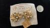 D&rsquo;ORLAN Pearl Tree Brooch Earrings Abstract Necklace - 5