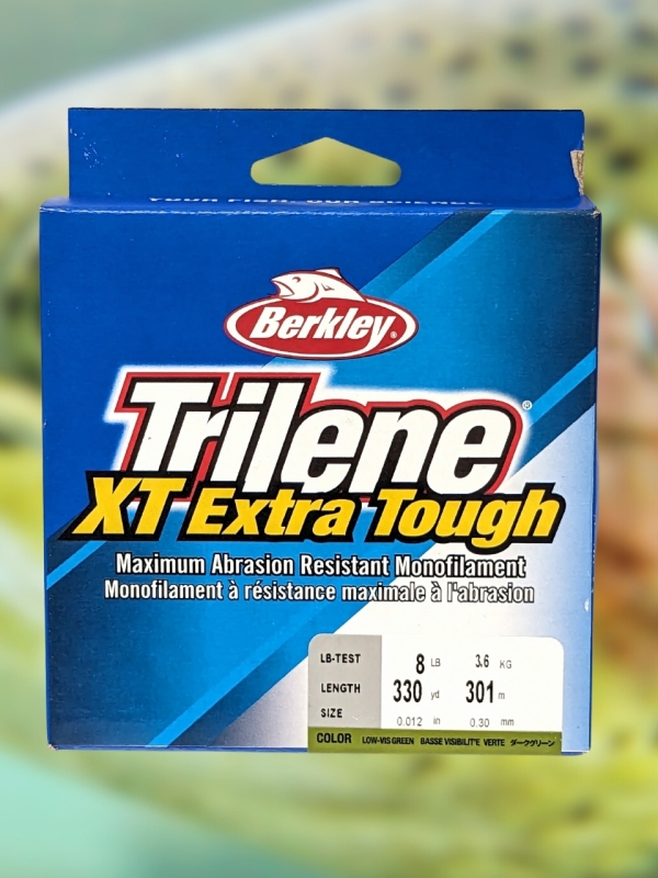 New BERKLEY Trilene XT Extra Tough Fishing Line: 8lb / 3.6kg (Low-Vis Green)