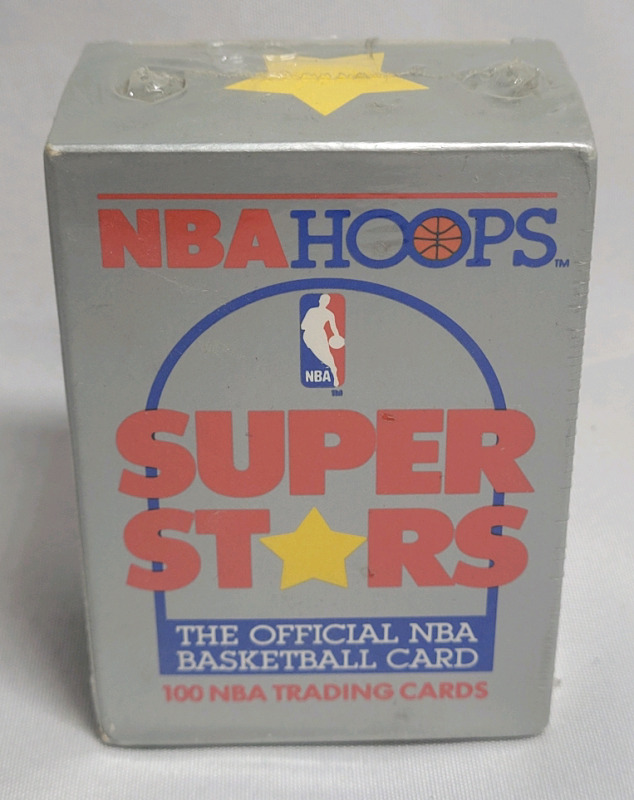 1989-90 NBA Hoops Basketball Super Stars Factory Sealed Set , 100 Cards