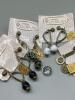D&rsquo;ORLAN Antiqued Gold Tone Bracelet Pendants & Earring - 5