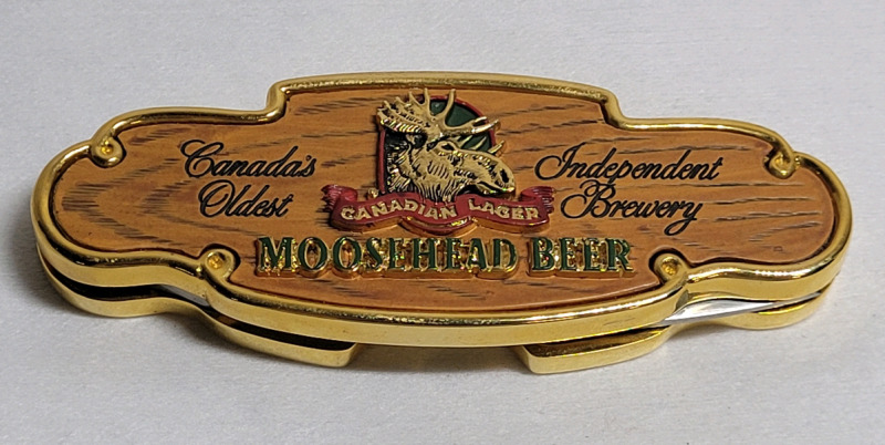 Moosehead Beer Franklin Mint Collector Folding Pocket Knife