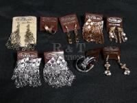 9 Vintage D'Orlan Earrings Gold and Silver Tone