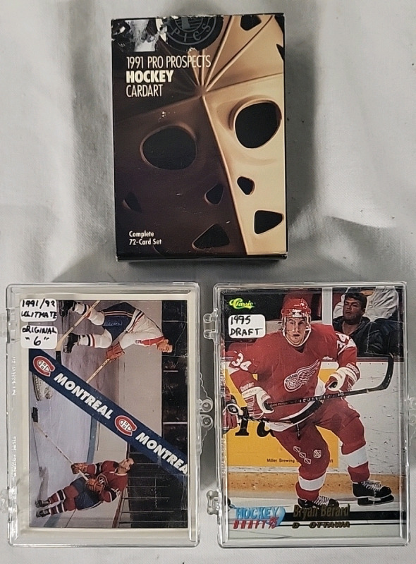 3 - 1990s NHL Hockey Card Sets