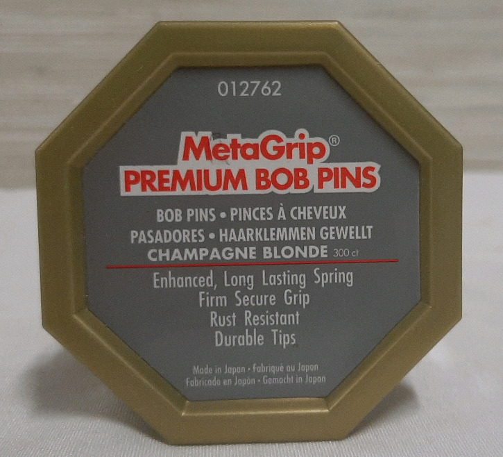 New Meta Grip Premium Bob Pins in Champagne Blonde