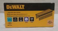 DeWalt 1" Insulated Cable Staples.