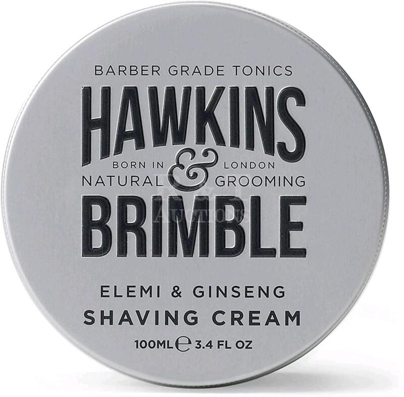 New HAWKINS & BRIMBLE Elemi & Ginseng Shaving Cream 100ml.