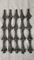 20 Cast Metal Ornaments / Finials - 3"x1.75" Each