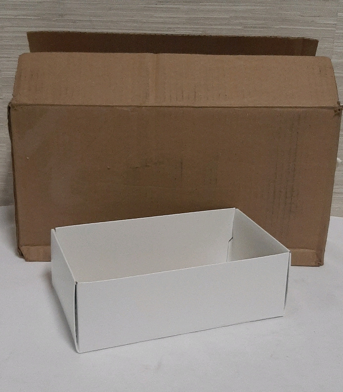 New, A Case of 50 Cardboard Boxes. Once folded they measure 10" x 6".x.3.5