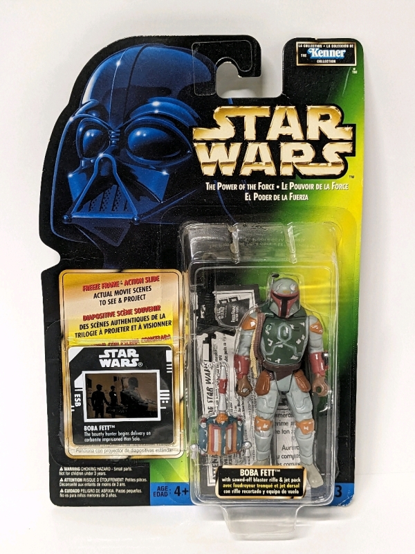 Vintage STAR WARS Boba Fett The Power of the Force Action Figure (NRFB)