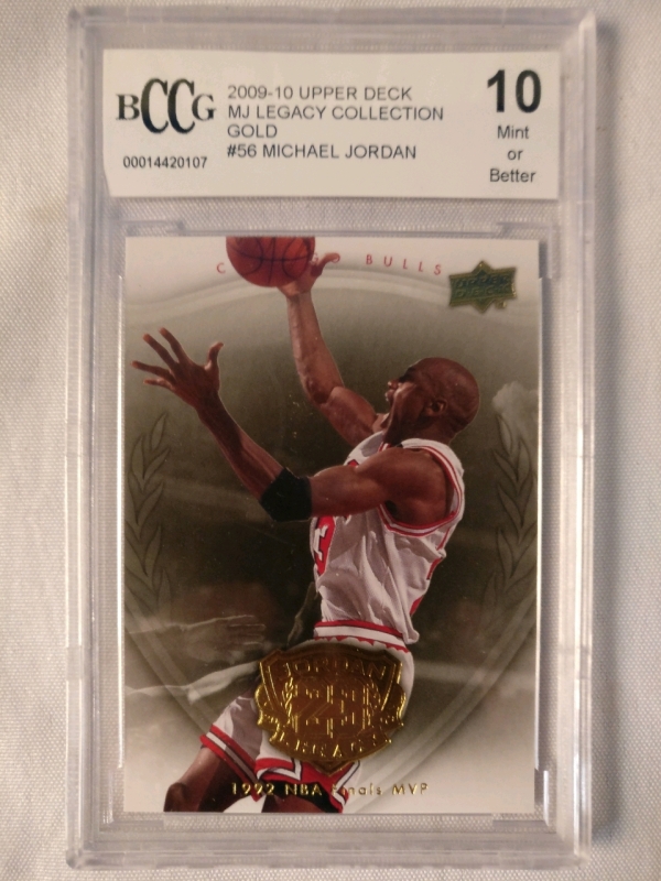 Graded Michael Jordan Card - 10 Mint or Better