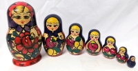 Vintage Russian Nesting Dolls (Complete!)