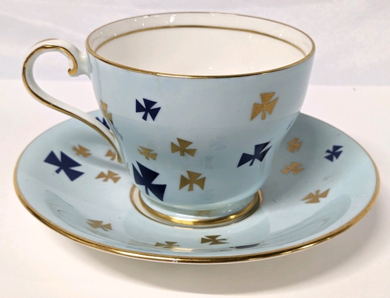 Aynsley Light Blue Girl Guides Cups & Saucer