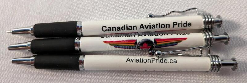 More than 175 Canadian Aviation Pride Pens.