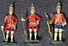 British Army Infantry w/Flag Bearers Toy Soldier Lead Miniatures - 2