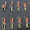 British Army Infantry w/Flag Bearers Toy Soldier Lead Miniatures - 4