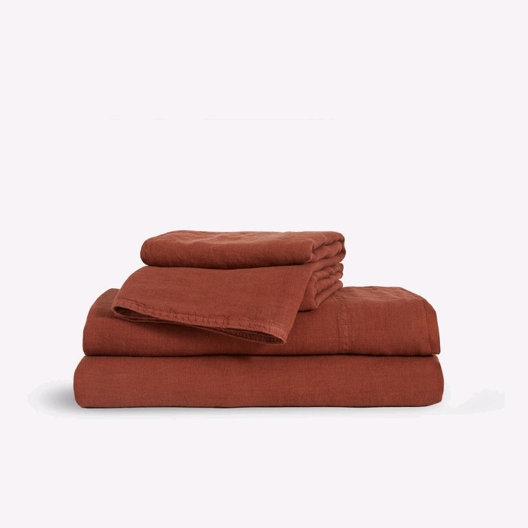 New Brook Linen Core Linen Set. Queen Size.