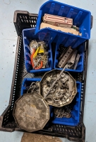 Collections of Fasteners, Hooks Bins and Other Hardware.