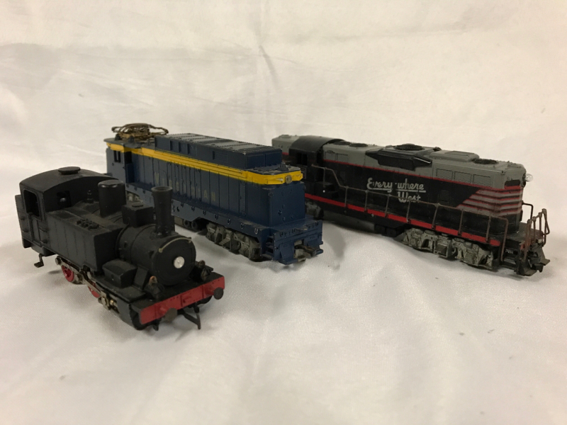 3 Vintage HO Engines