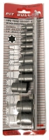 New Pit Bull 11-Piece Tork Socket Bits Set with Holder (Female)