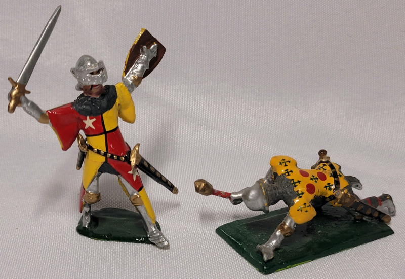 Hornung Art Britains ' Tournament Knights On Foot ' Lead Miniatures