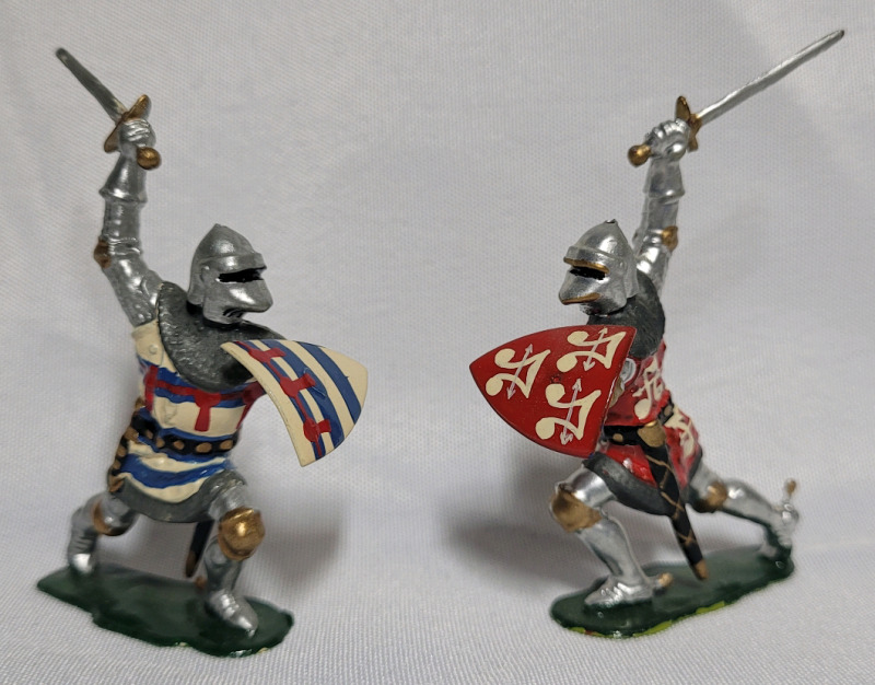 Hornung Art Britains ' Tournament Knights On Foot ' Lead Miniatures