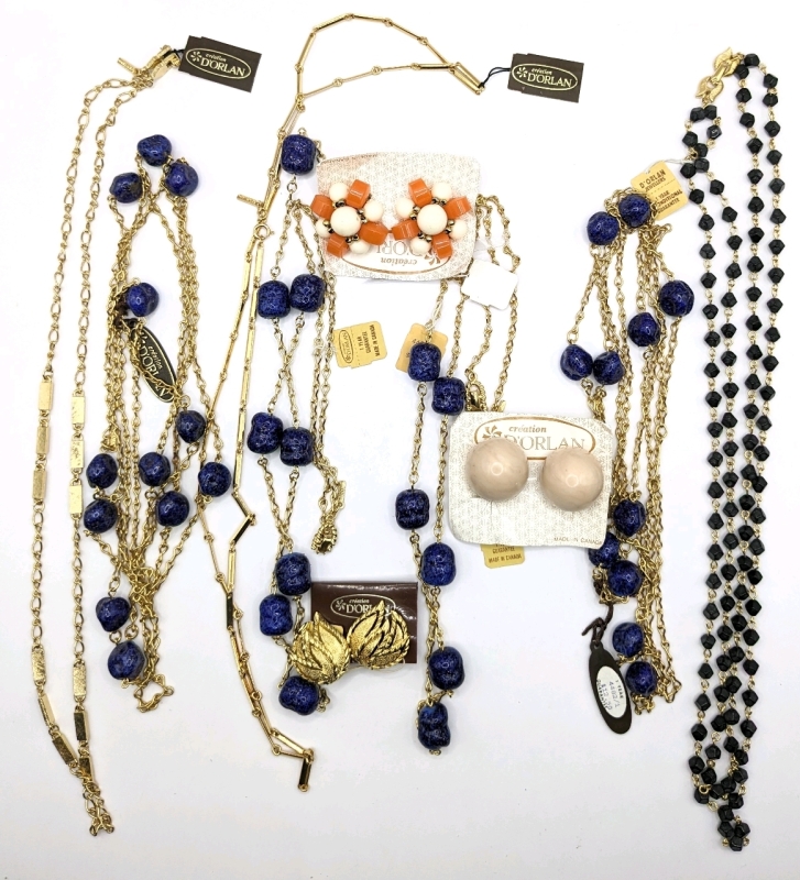 Great Collectable Vintage D'ORLAN Jewelry: Necklaces & Earrings