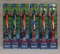 New, Pixar Tooth Brushes for those 3+ From Oral-B 6 per Box.