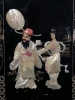 2 Asian Theme Wall Hangings - High Relief Mother of Pearl - 3